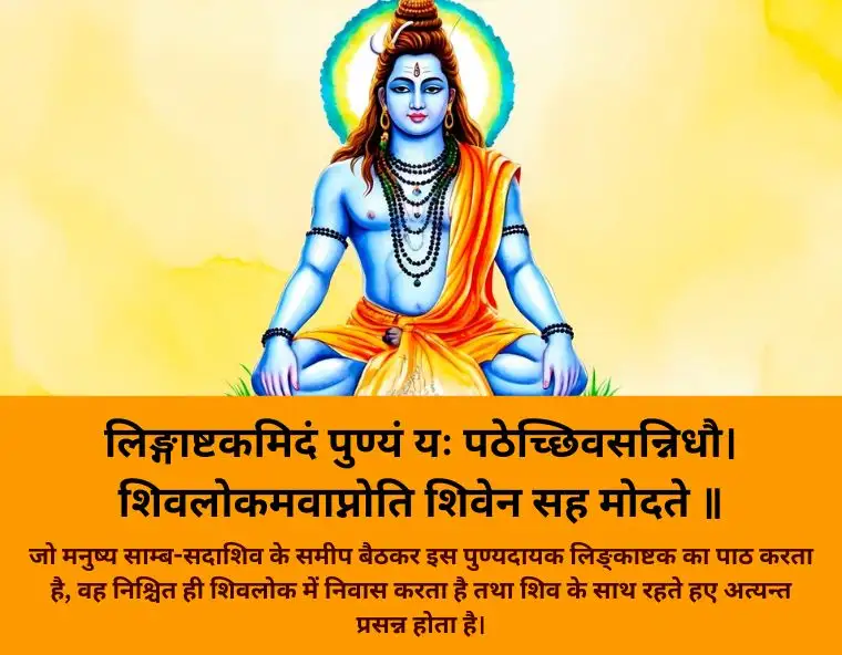 Lingashtakam in Hindi